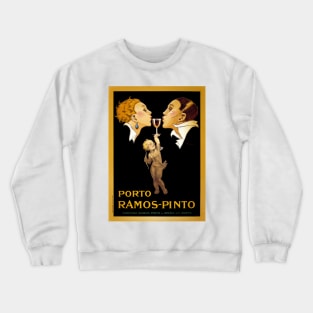 Vintage Advertising Poster Porto Ramos Pinto Crewneck Sweatshirt